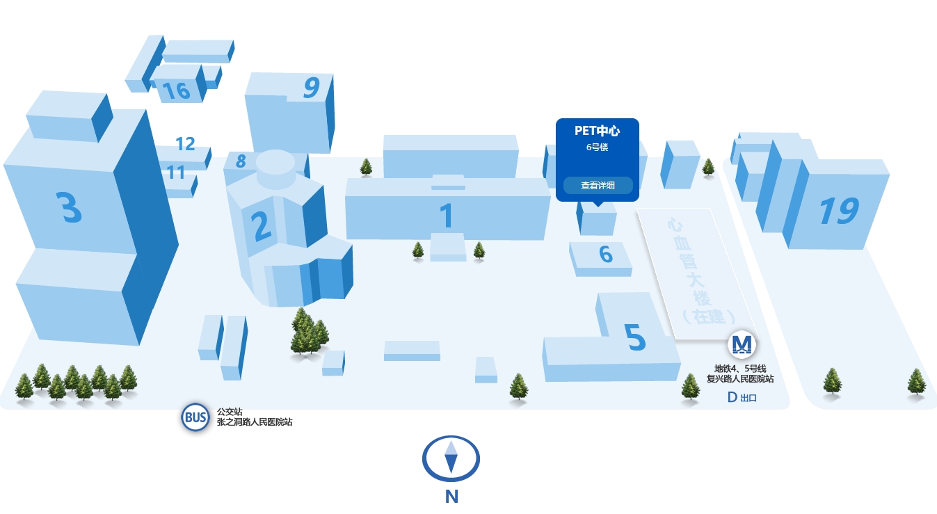 武汉大学人民医院PET-CT中心院内位置